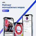 📈 Встречайте рейтинг молодёжных медиа России за август! ⚡️